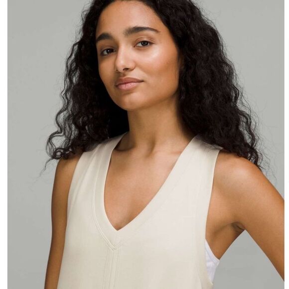 Lululemon Athletica Cream Midi Dress - Picture 3 of 11